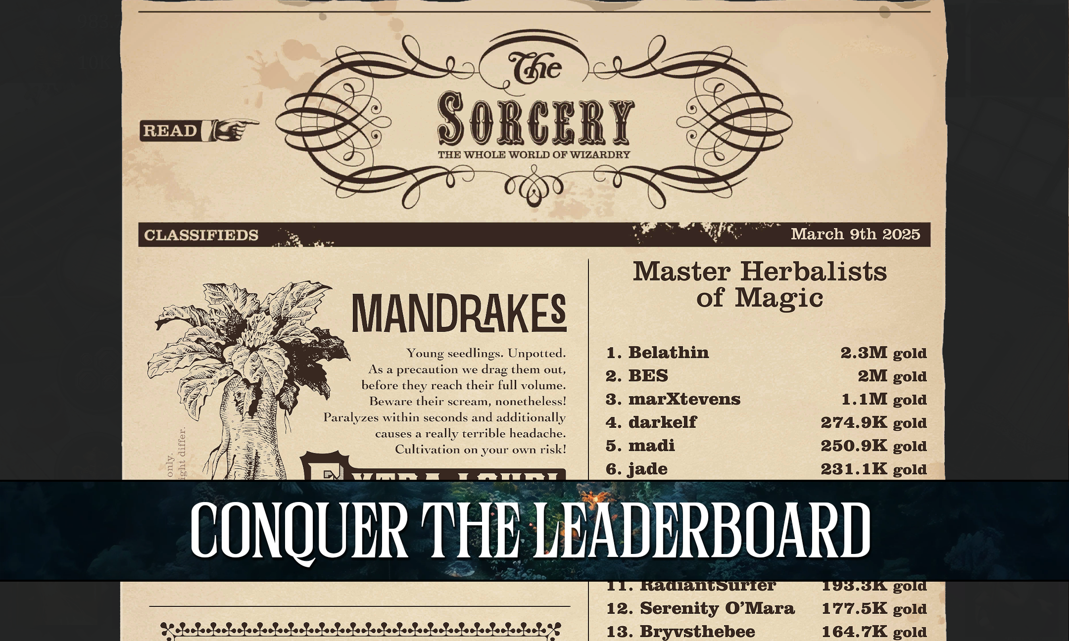 اسکرین شات 6 بازی Wizards Greenhouse Idle