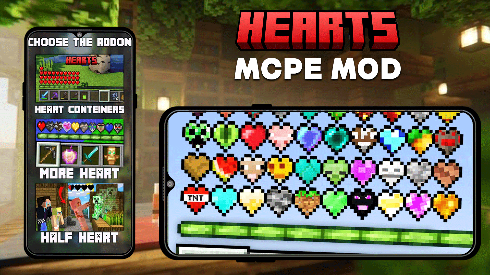 اسکرین شات 2 برنامه Mod Heart Containers Minecraft