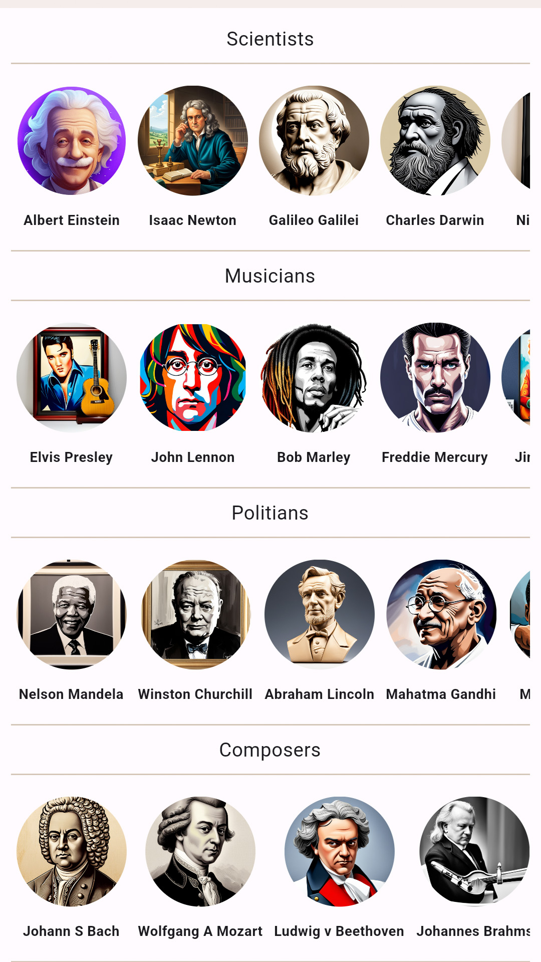اسکرین شات 1 برنامه AI History Chat: Historic Talk
