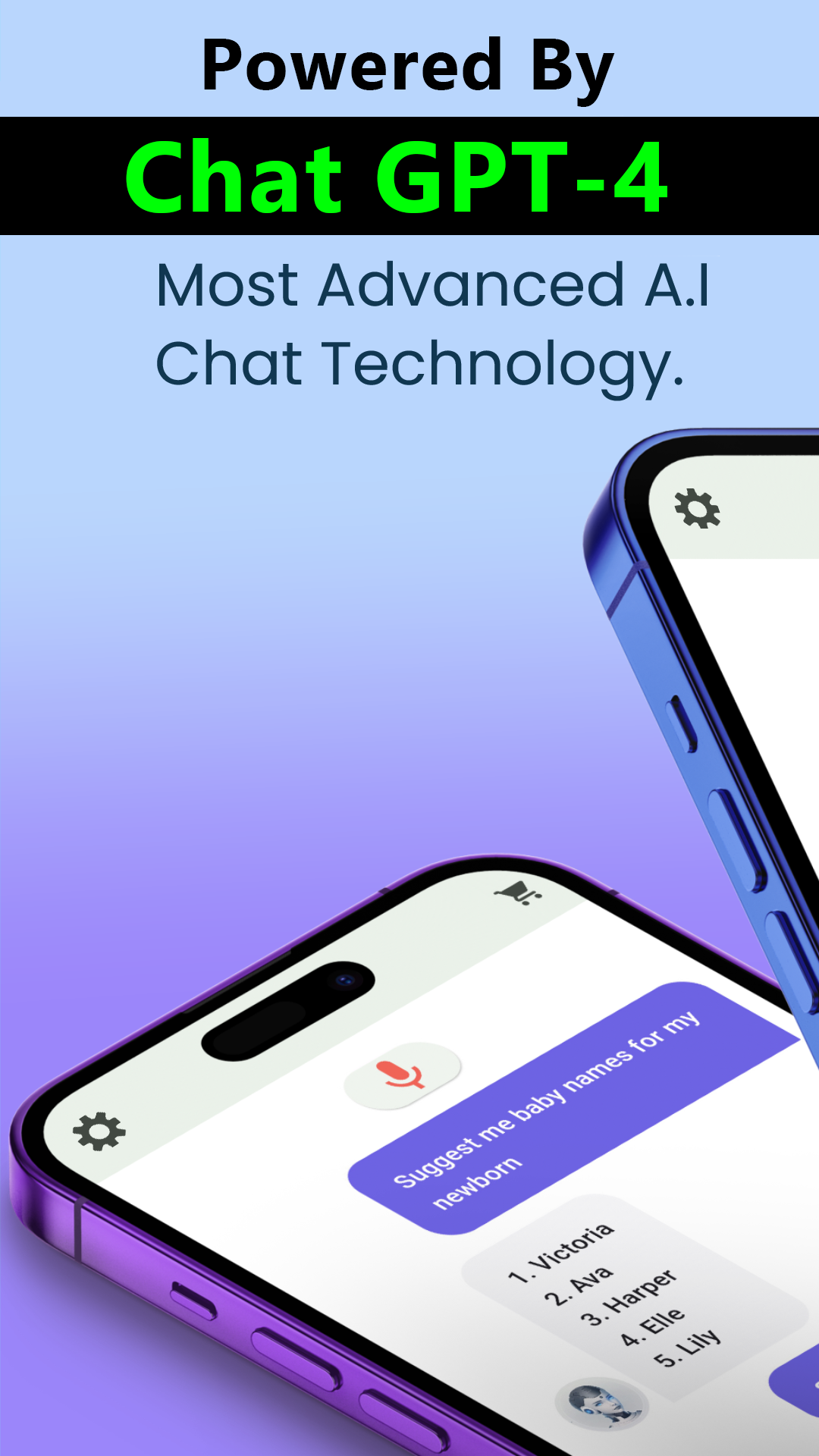 اسکرین شات 1 برنامه AI Speech Chatbot Text & Voice