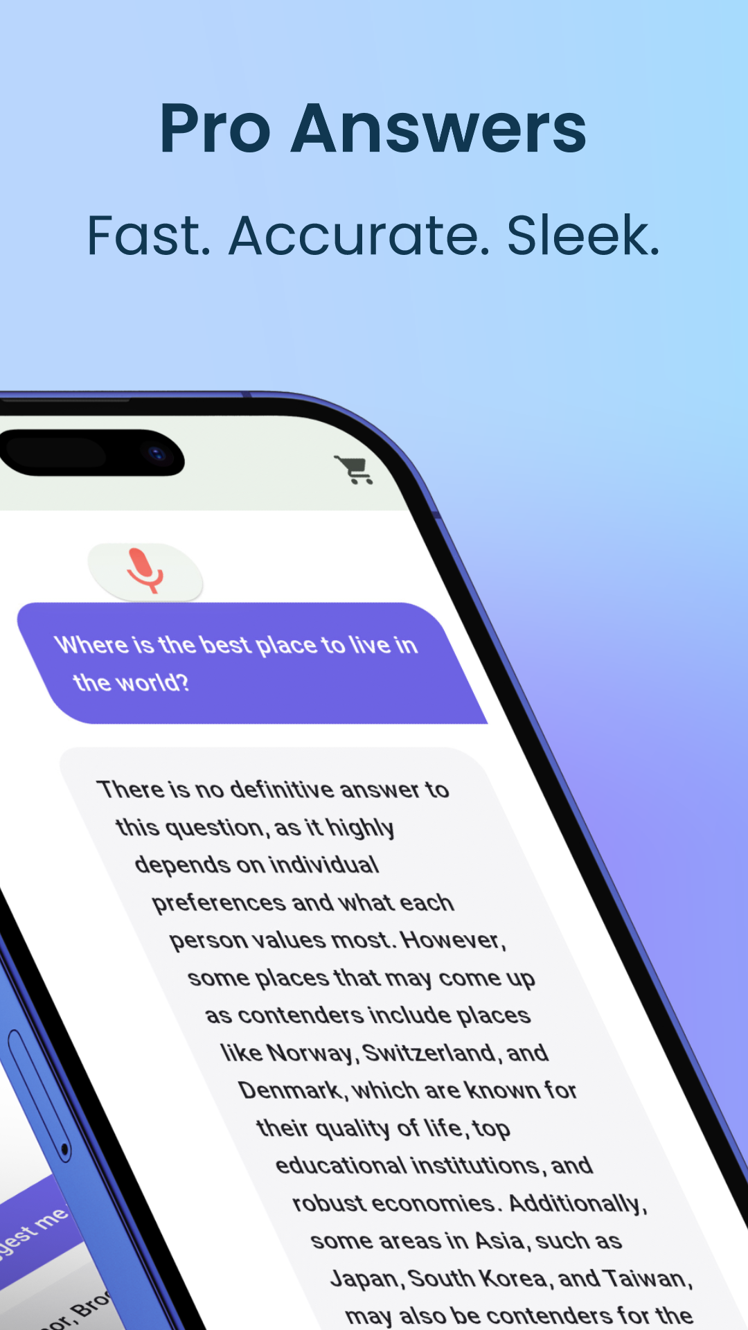 اسکرین شات 2 برنامه AI Speech Chatbot Text & Voice