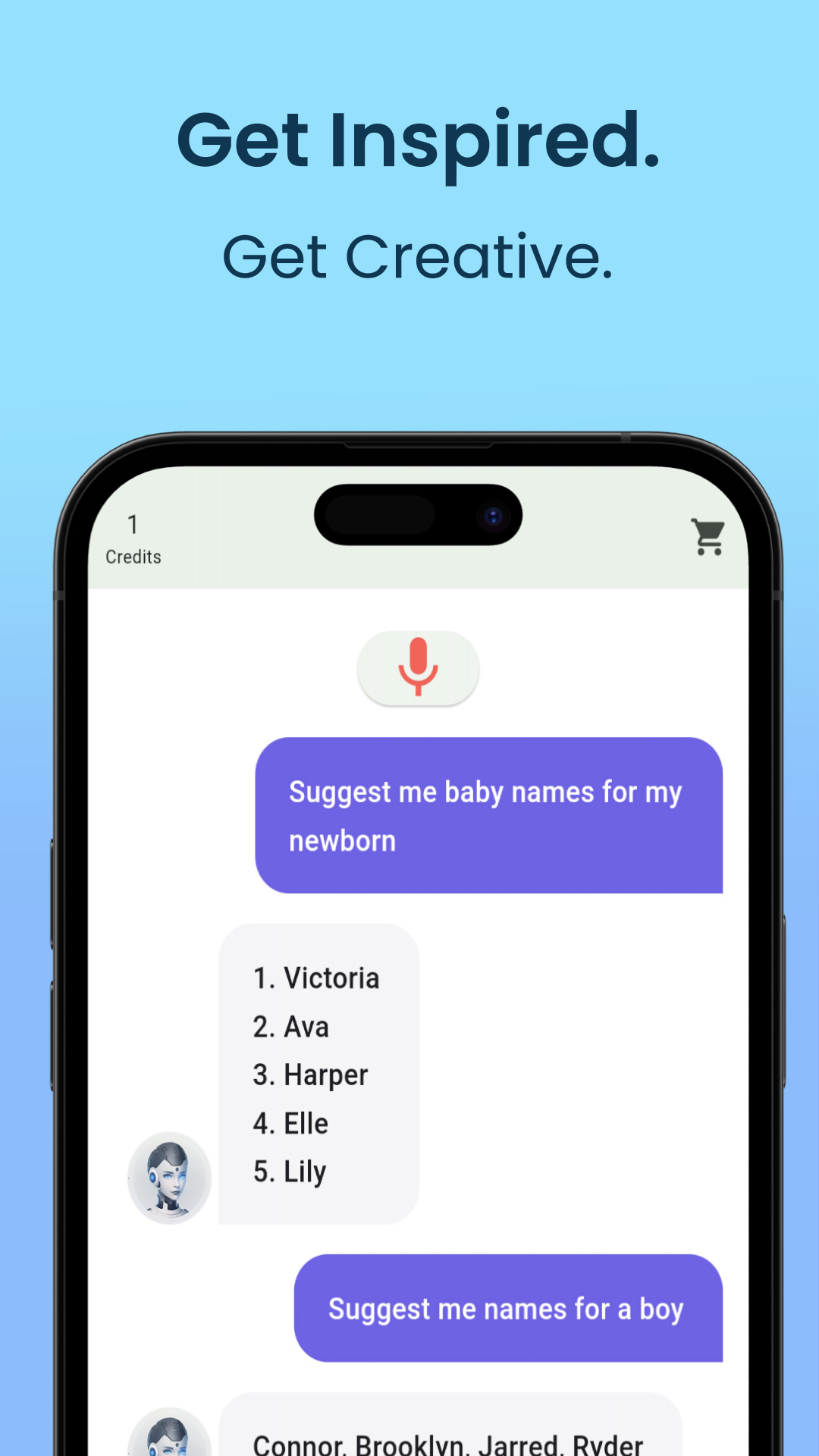 اسکرین شات 4 برنامه AI Speech Chatbot Text & Voice