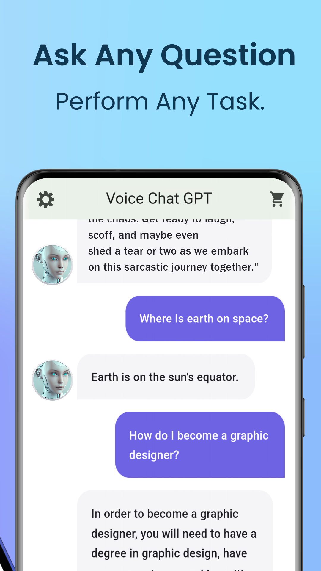 اسکرین شات 3 برنامه AI Voice Chat Bot: Open Wisdom