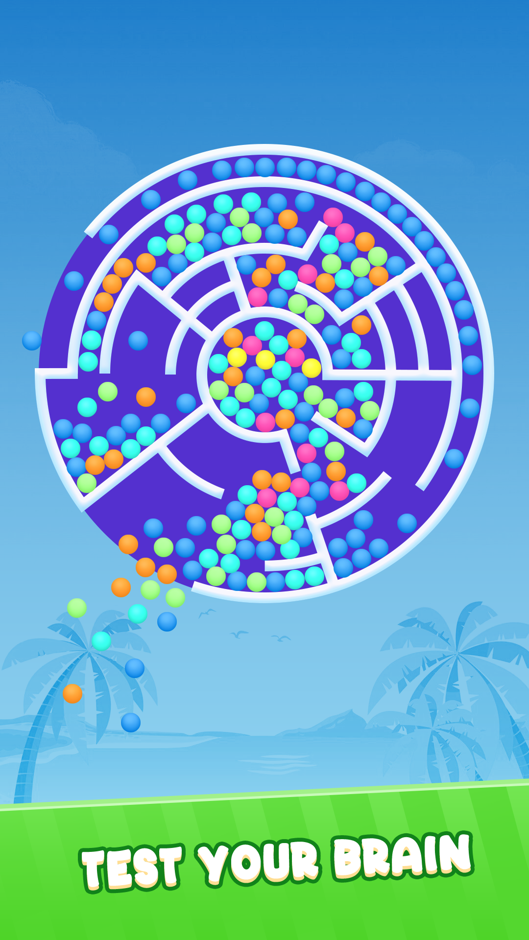 اسکرین شات 1 بازی Ball Escape 3D: Spin & Collect