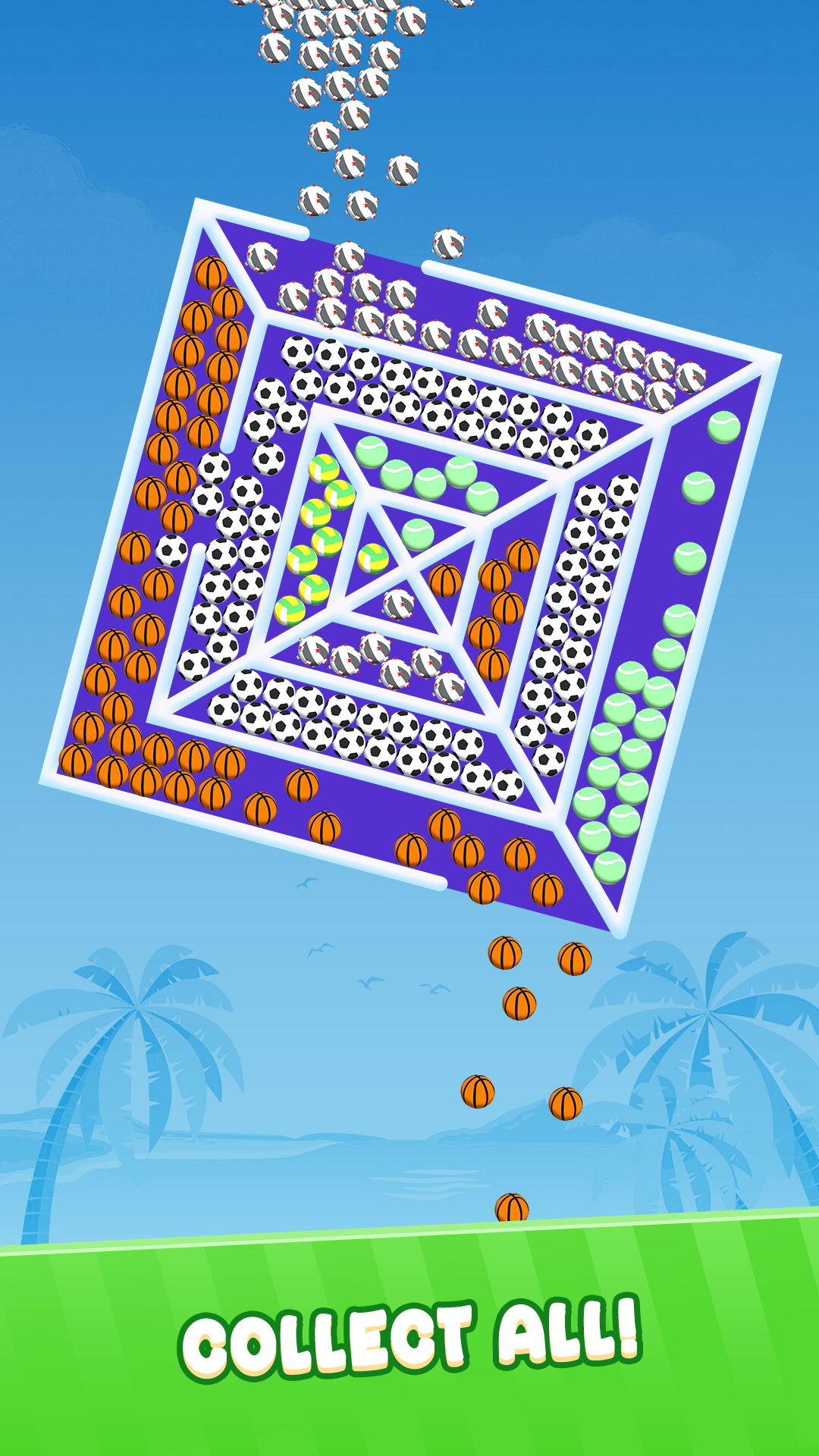 اسکرین شات 2 بازی Ball Escape 3D: Spin & Collect