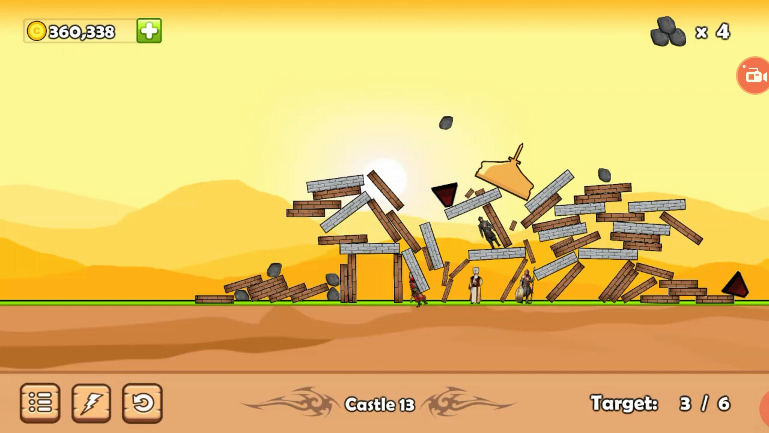 اسکرین شات 3 بازی Castle Destruction