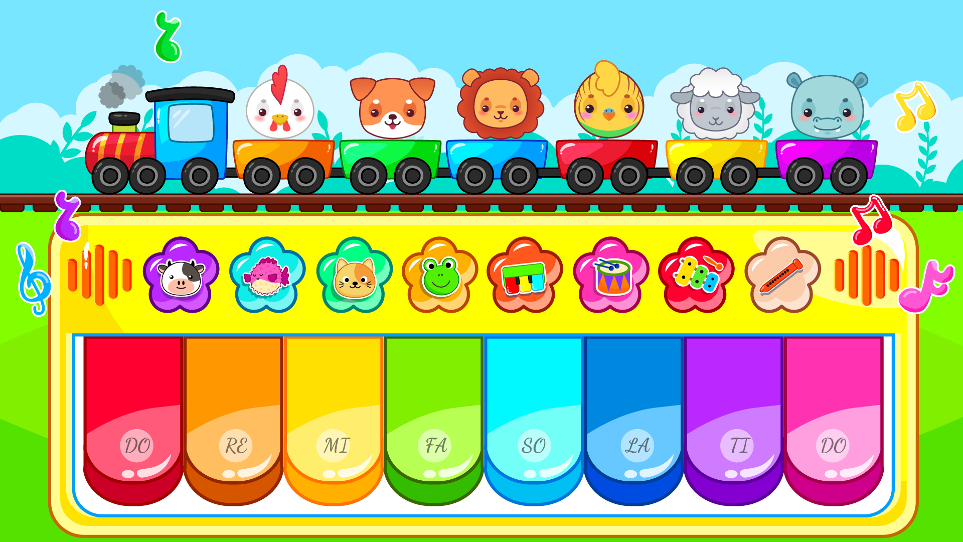 اسکرین شات 1 بازی Baby Piano Games & Kids Music