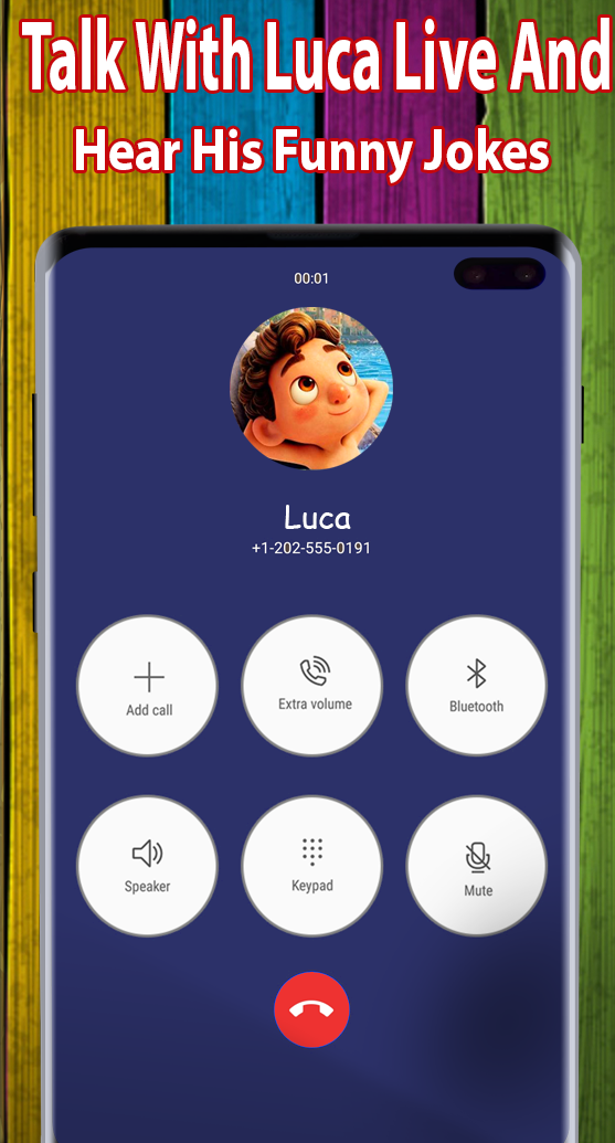 اسکرین شات 1 بازی Fake Call Video From Luca