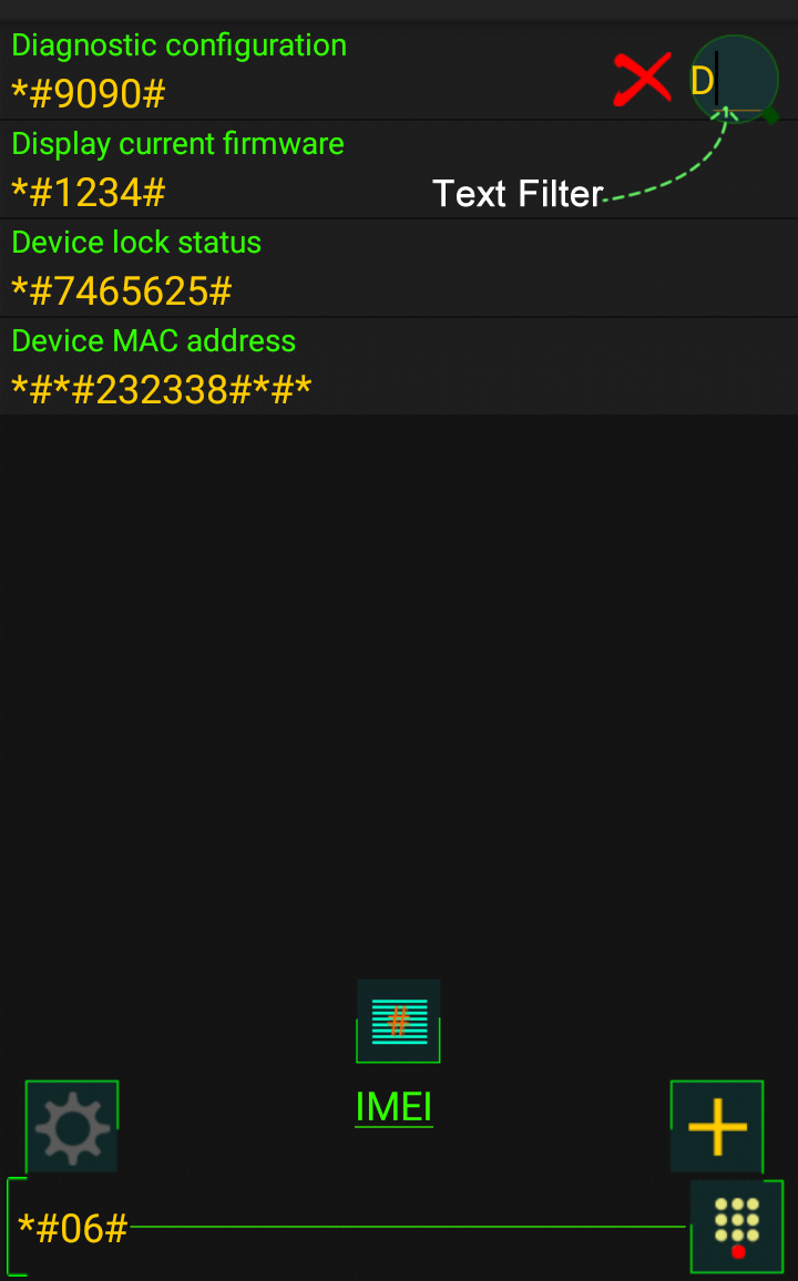 اسکرین شات 5 برنامه Droid Secret Codes