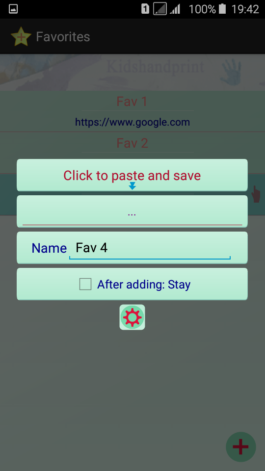 اسکرین شات 3 برنامه Favorite links