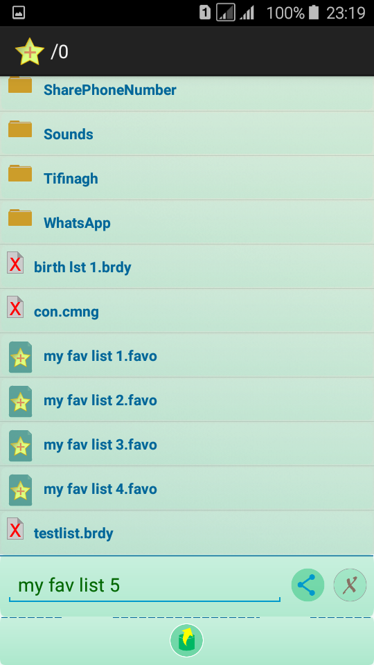 اسکرین شات 7 برنامه Favorite links