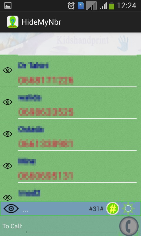 اسکرین شات 4 برنامه Hide My phone number