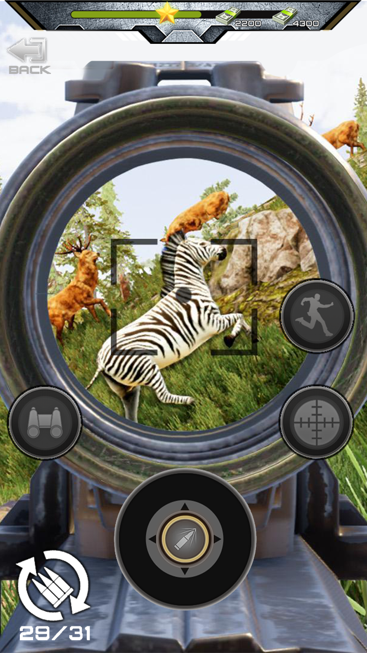 اسکرین شات 3 برنامه Deer Hunting Covert Sniper Hunter
