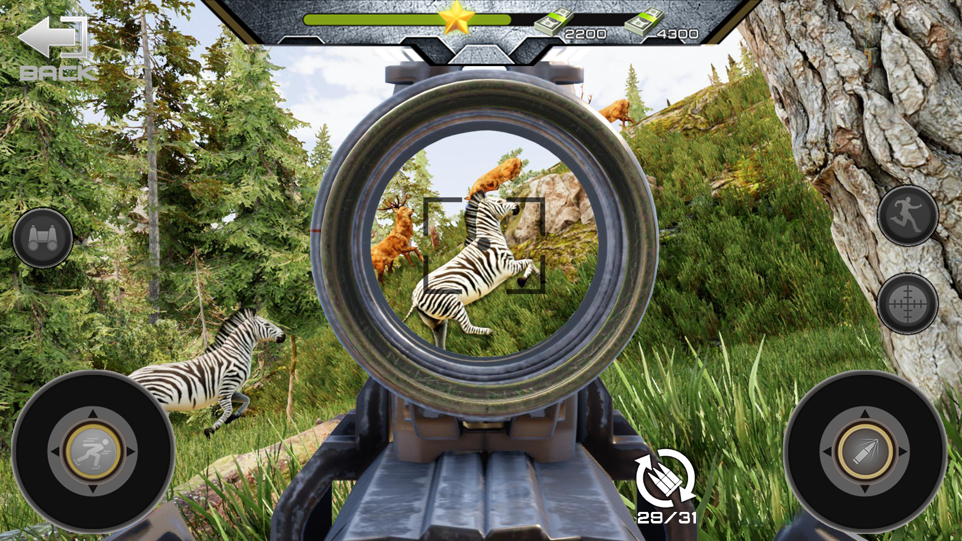 اسکرین شات 8 برنامه Deer Hunting Covert Sniper Hunter