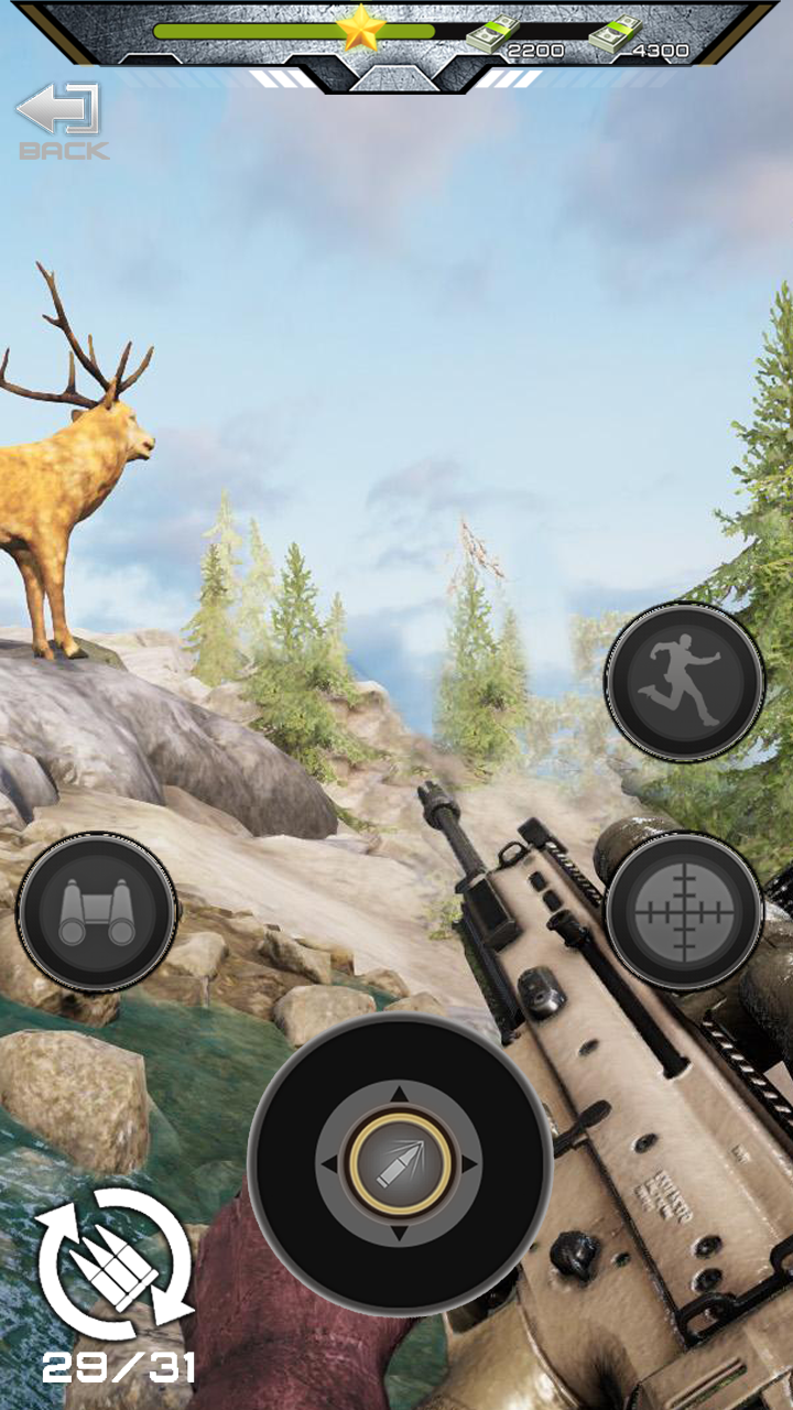 اسکرین شات 2 برنامه Deer Hunting Covert Sniper Hunter