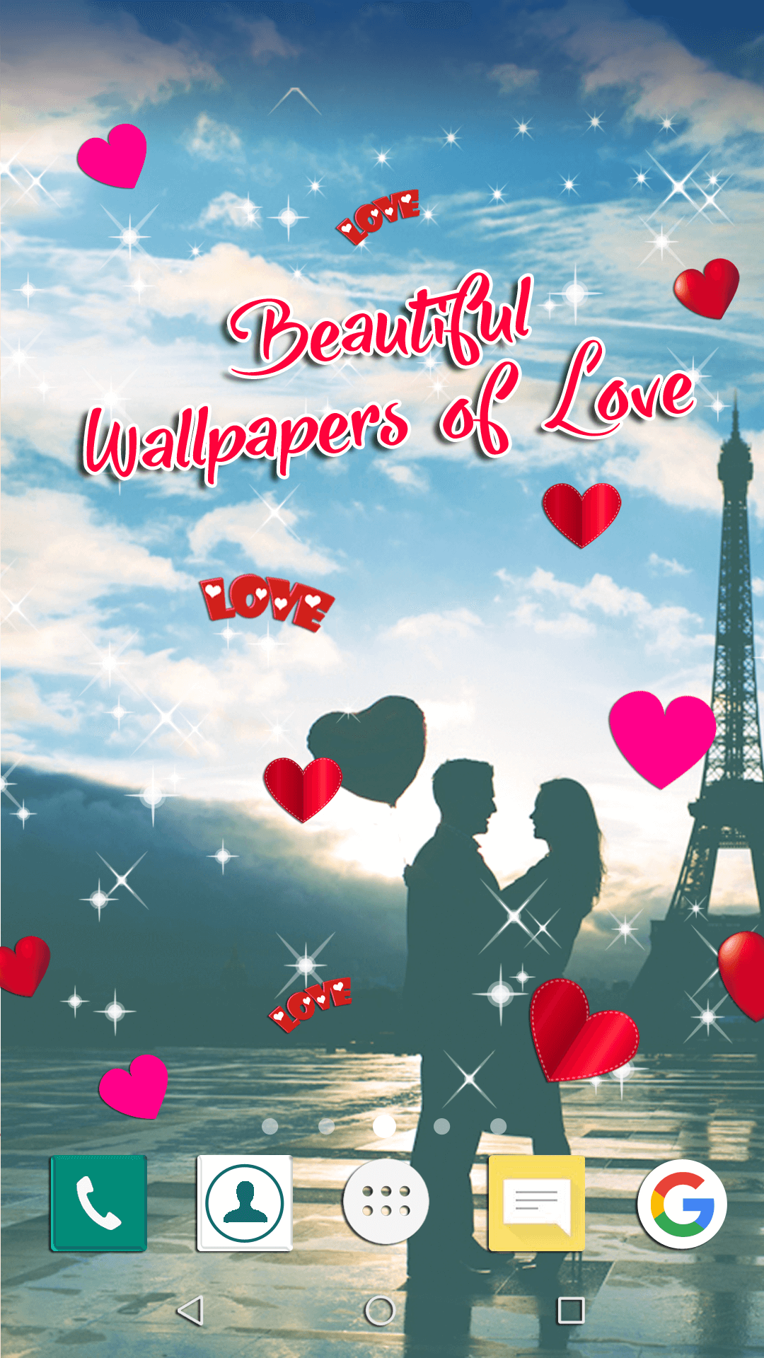 اسکرین شات 3 برنامه Love Live Wallpaper