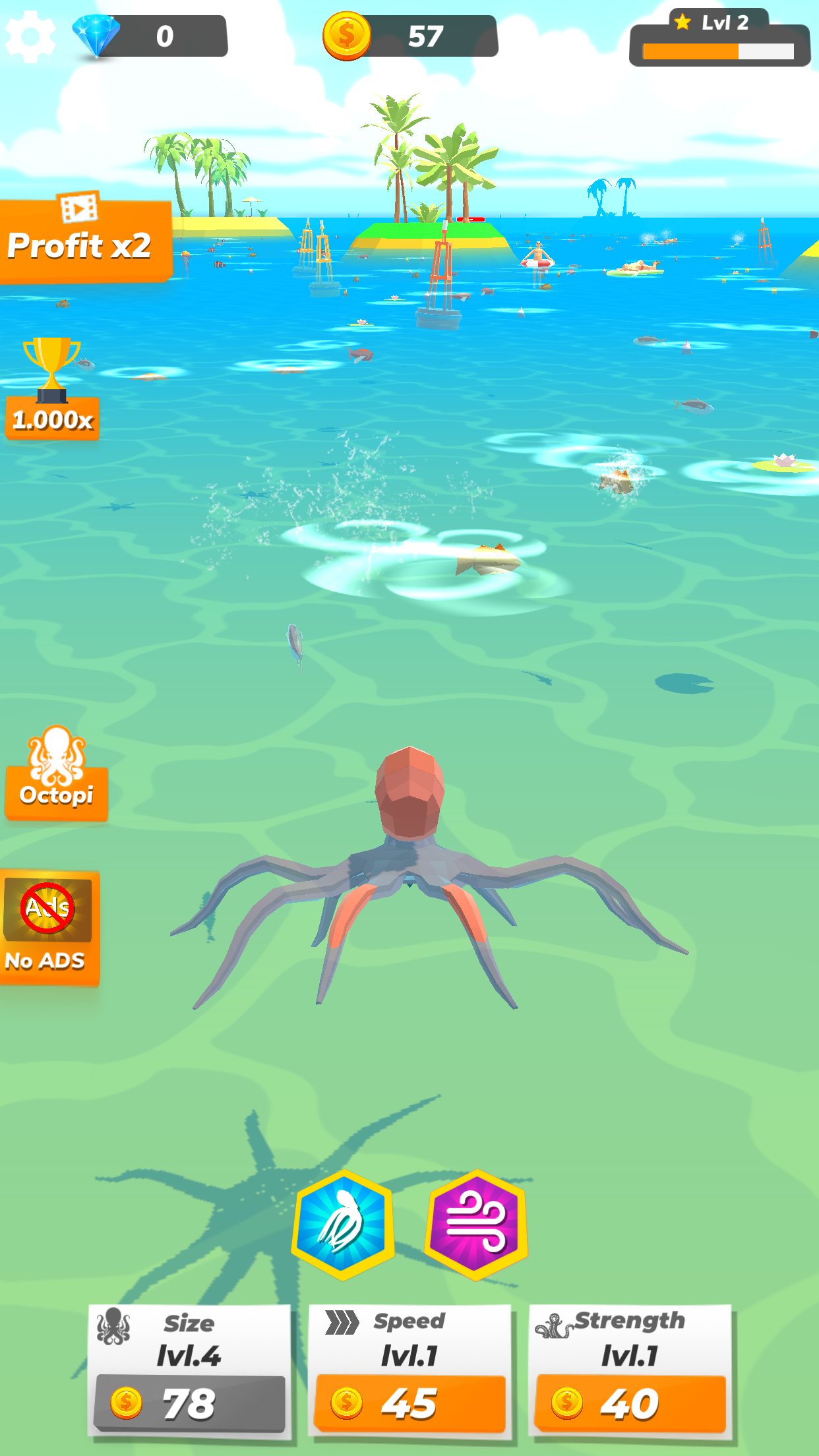 اسکرین شات 2 بازی Idle Octopus - Tycoon Game