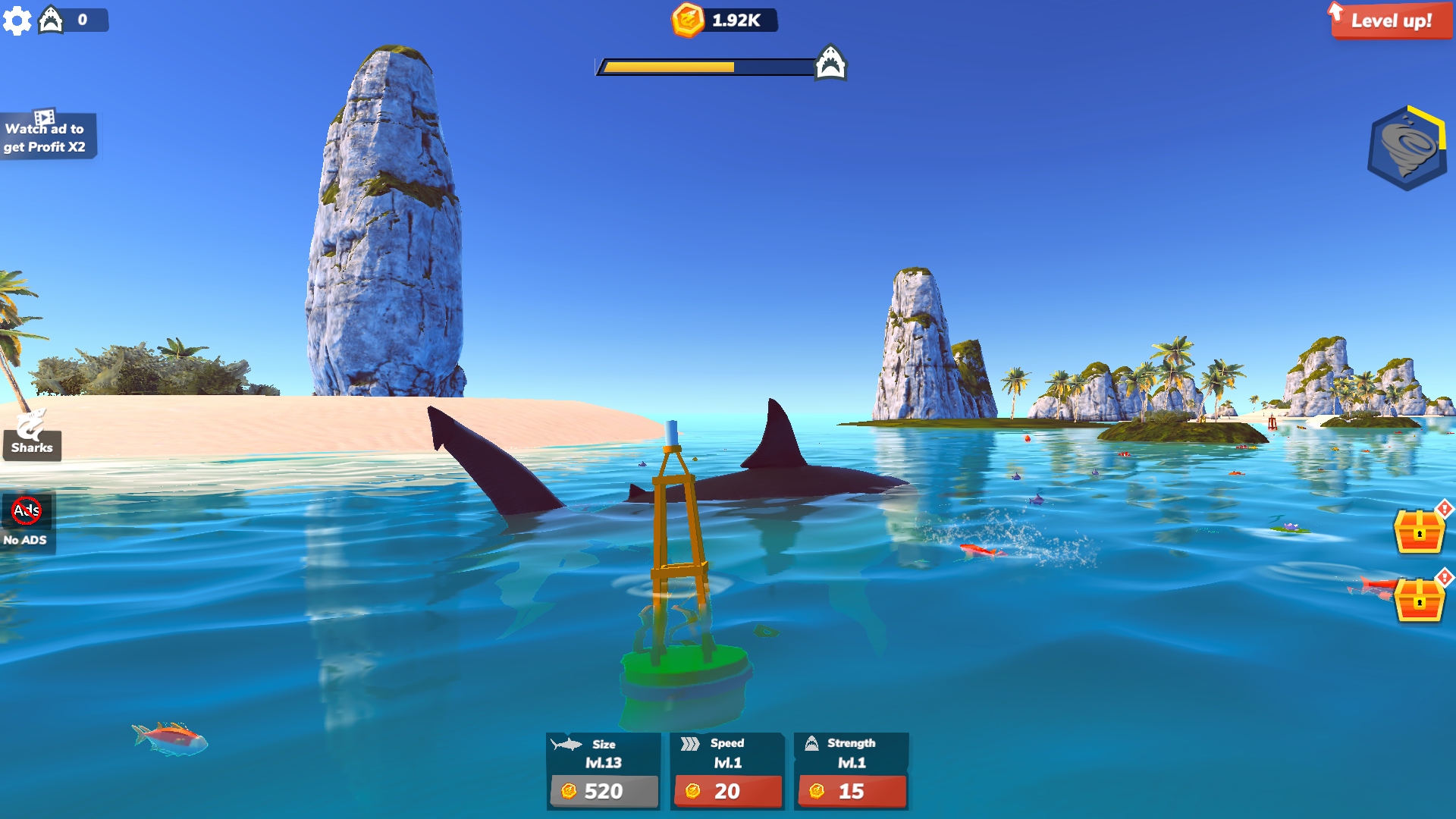 اسکرین شات 6 بازی Idle Shark 2-Mega Tycoon Game