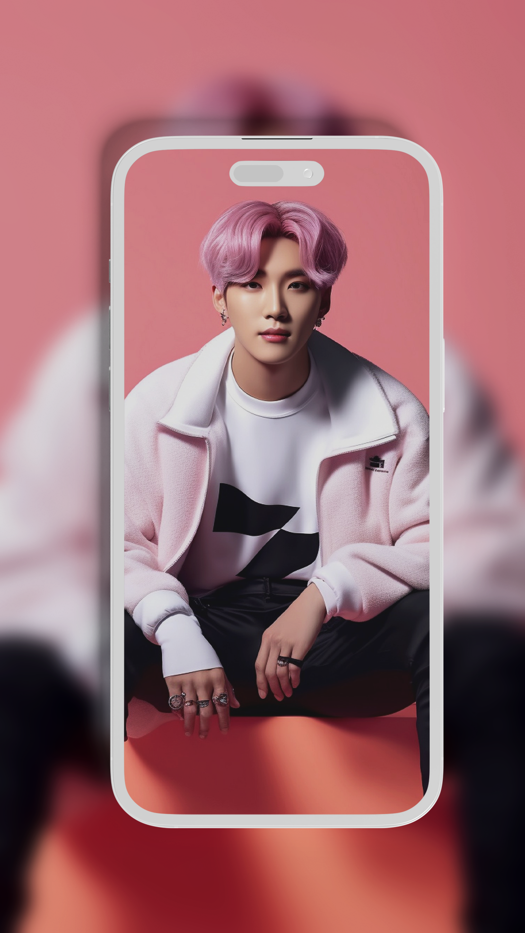اسکرین شات 5 برنامه Kpop Idol Wallpaper