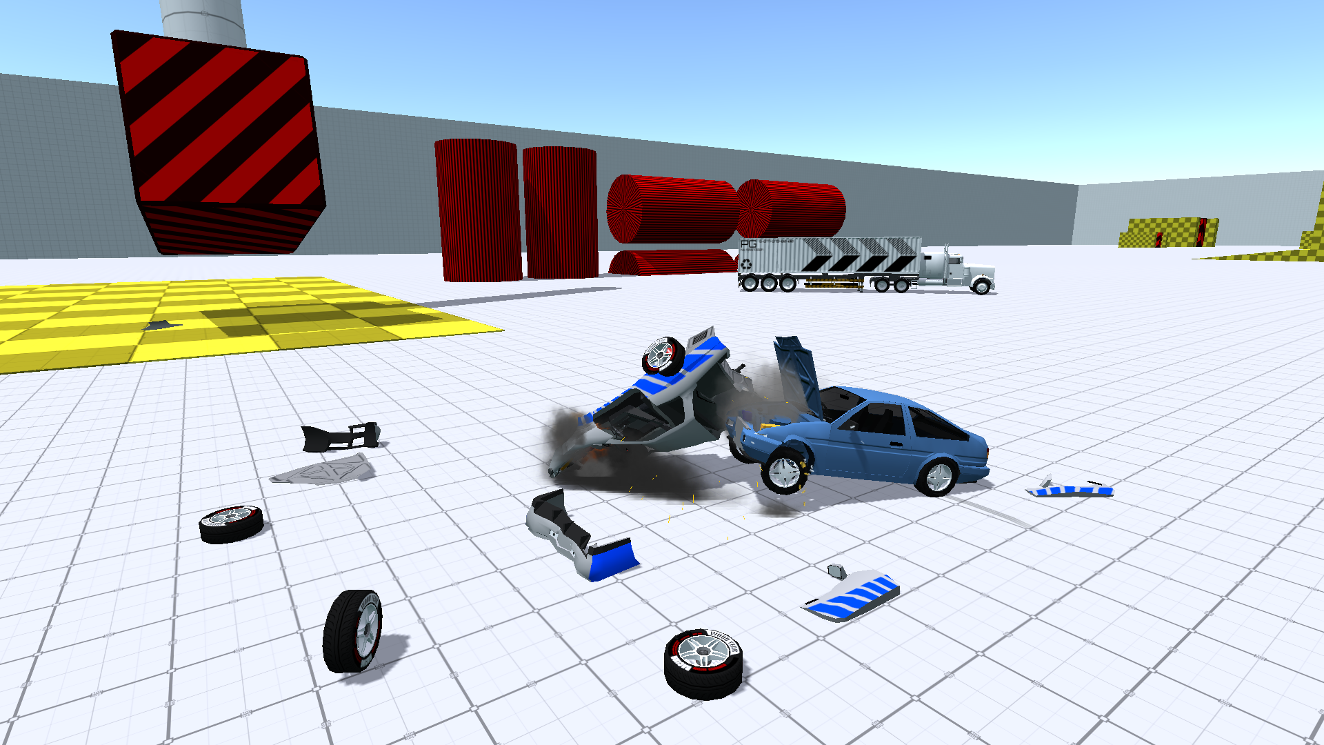 اسکرین شات 3 بازی Car Destruction Simulator 3D