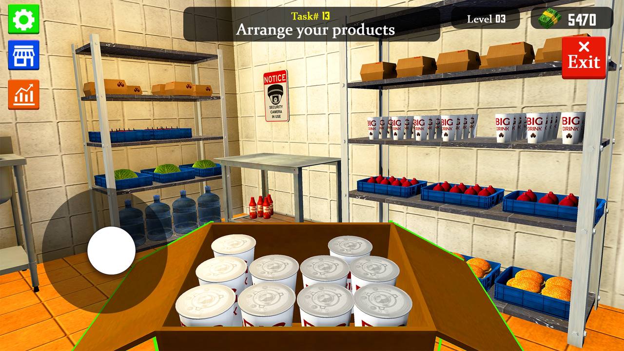اسکرین شات 3 بازی Burger Restaurant Simulator 3D
