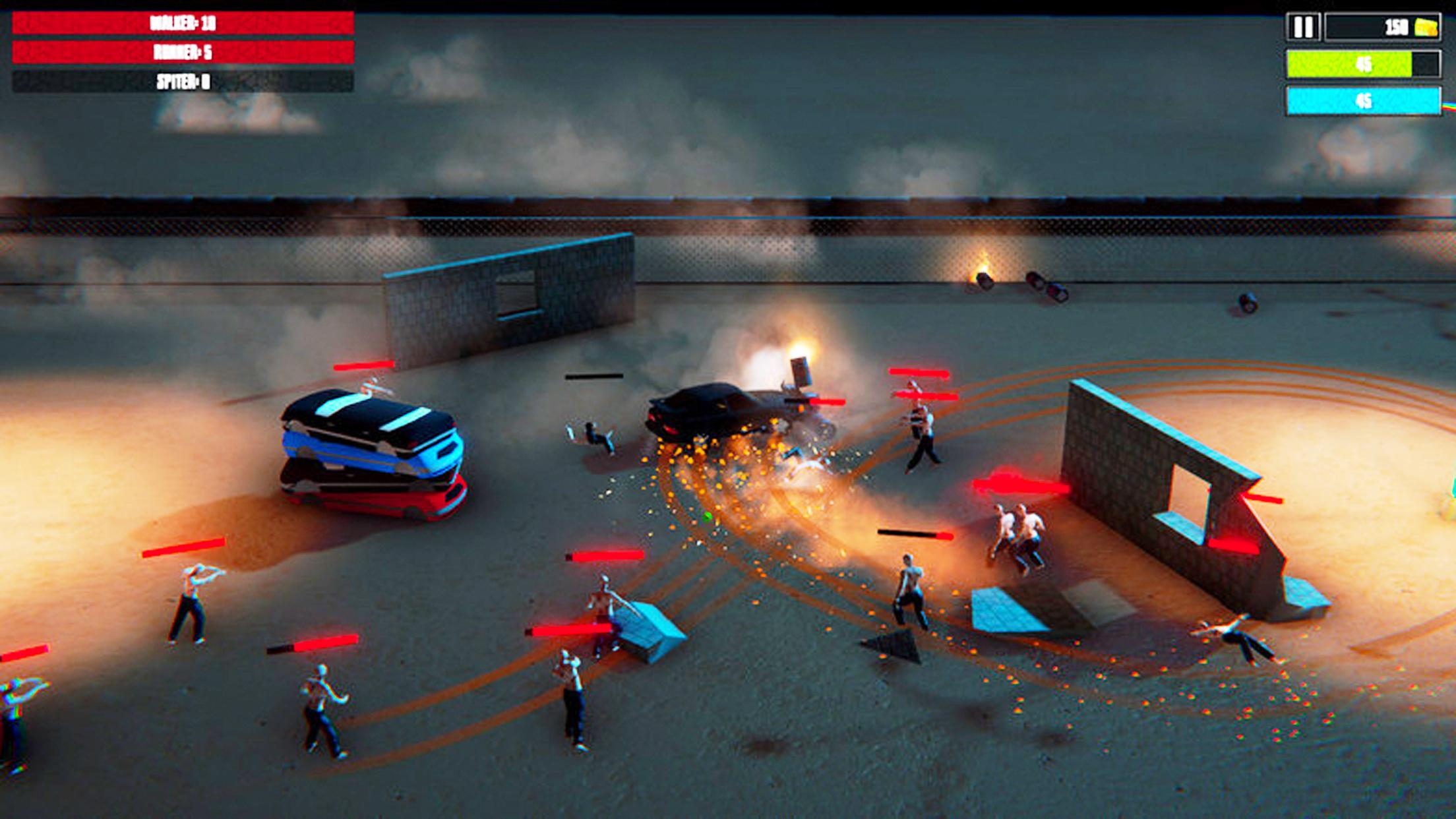 اسکرین شات 4 بازی Zombie Road Rage Car Killing