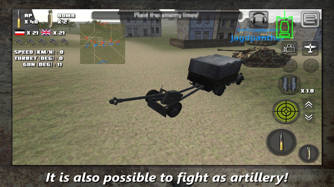اسکرین شات 1 بازی Attack on Tank : World Warfare