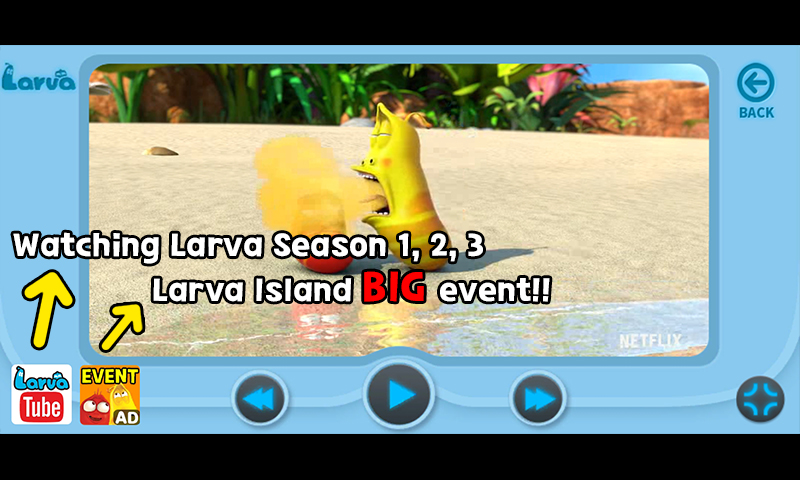 اسکرین شات 4 برنامه Larva Island Season_01