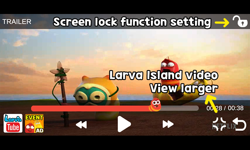 اسکرین شات 3 برنامه Larva Island Season_01