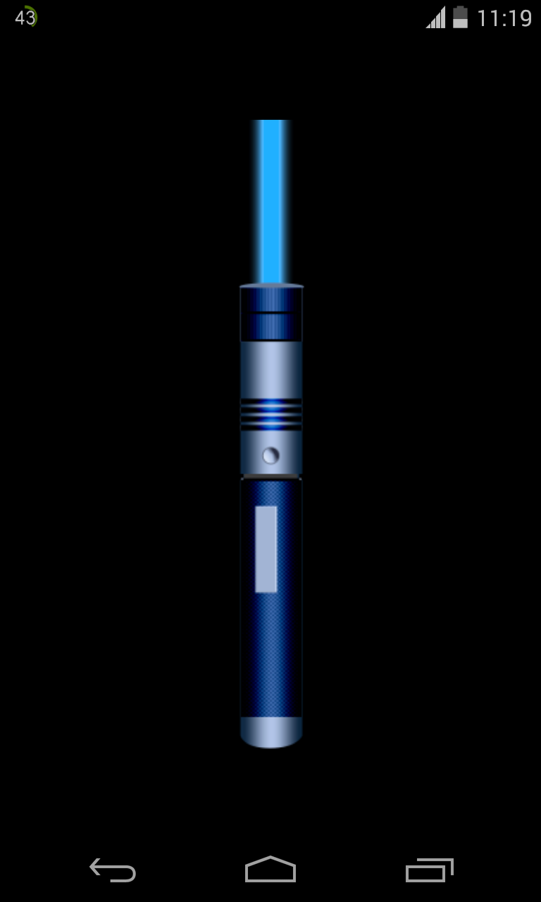 اسکرین شات 2 برنامه fake laser flashlight