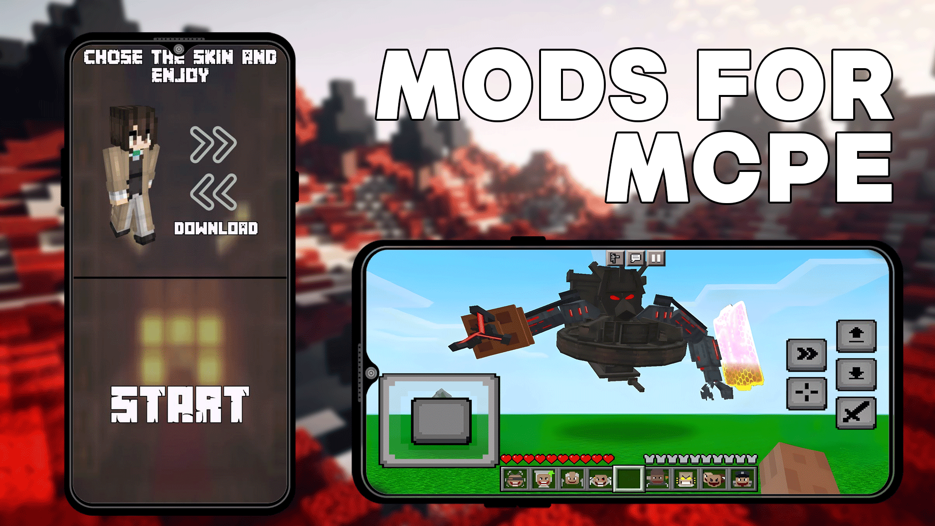اسکرین شات 5 برنامه Juggernaut Mod Toilet for MCPE
