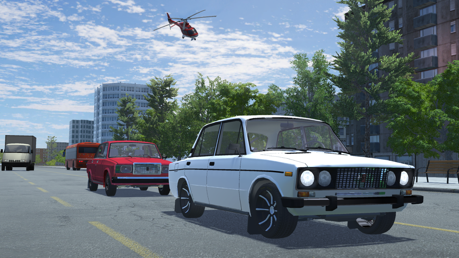 اسکرین شات 3 بازی Russian Car Lada 3D