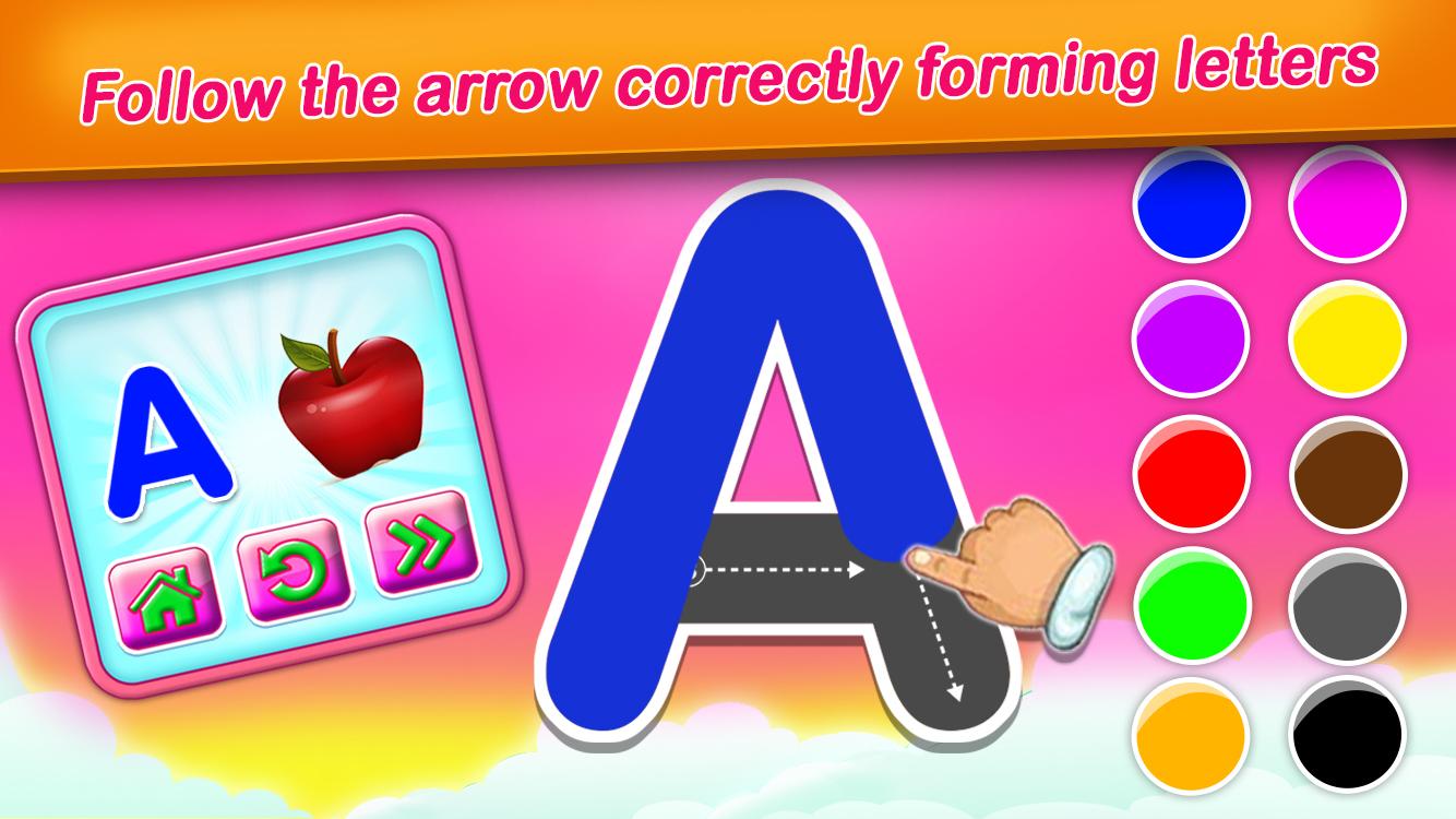 اسکرین شات 1 بازی ABC Alphabet – Letter Tracing