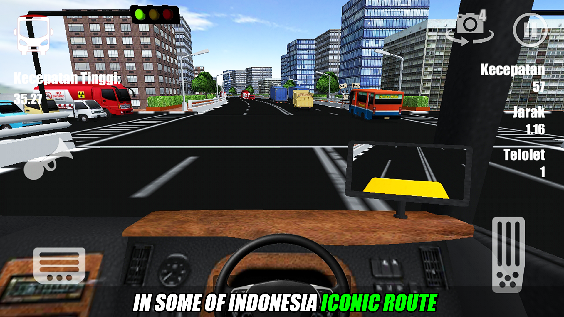 اسکرین شات 7 بازی Telolet Bus Driving 3D