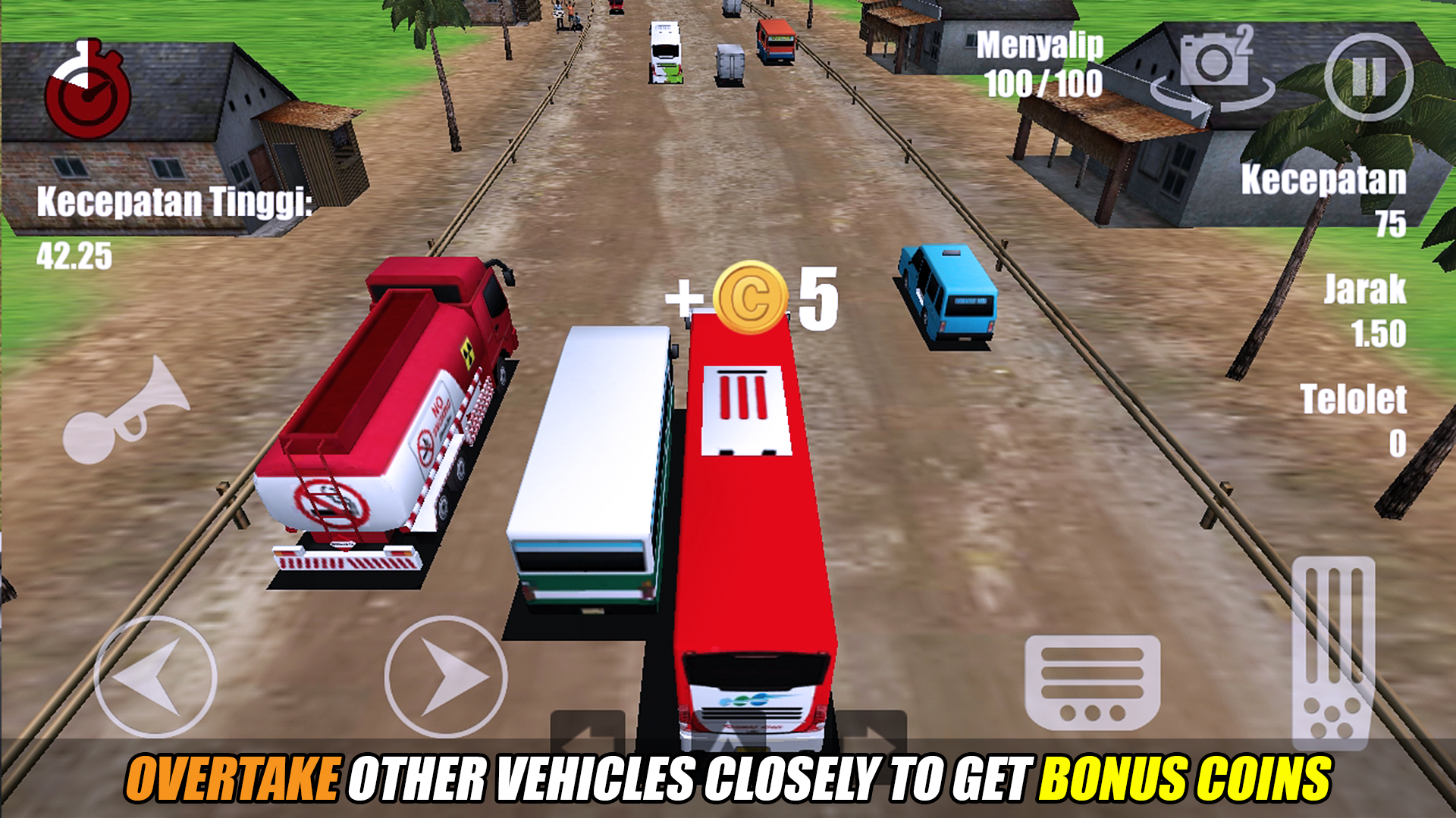 اسکرین شات 6 بازی Telolet Bus Driving 3D