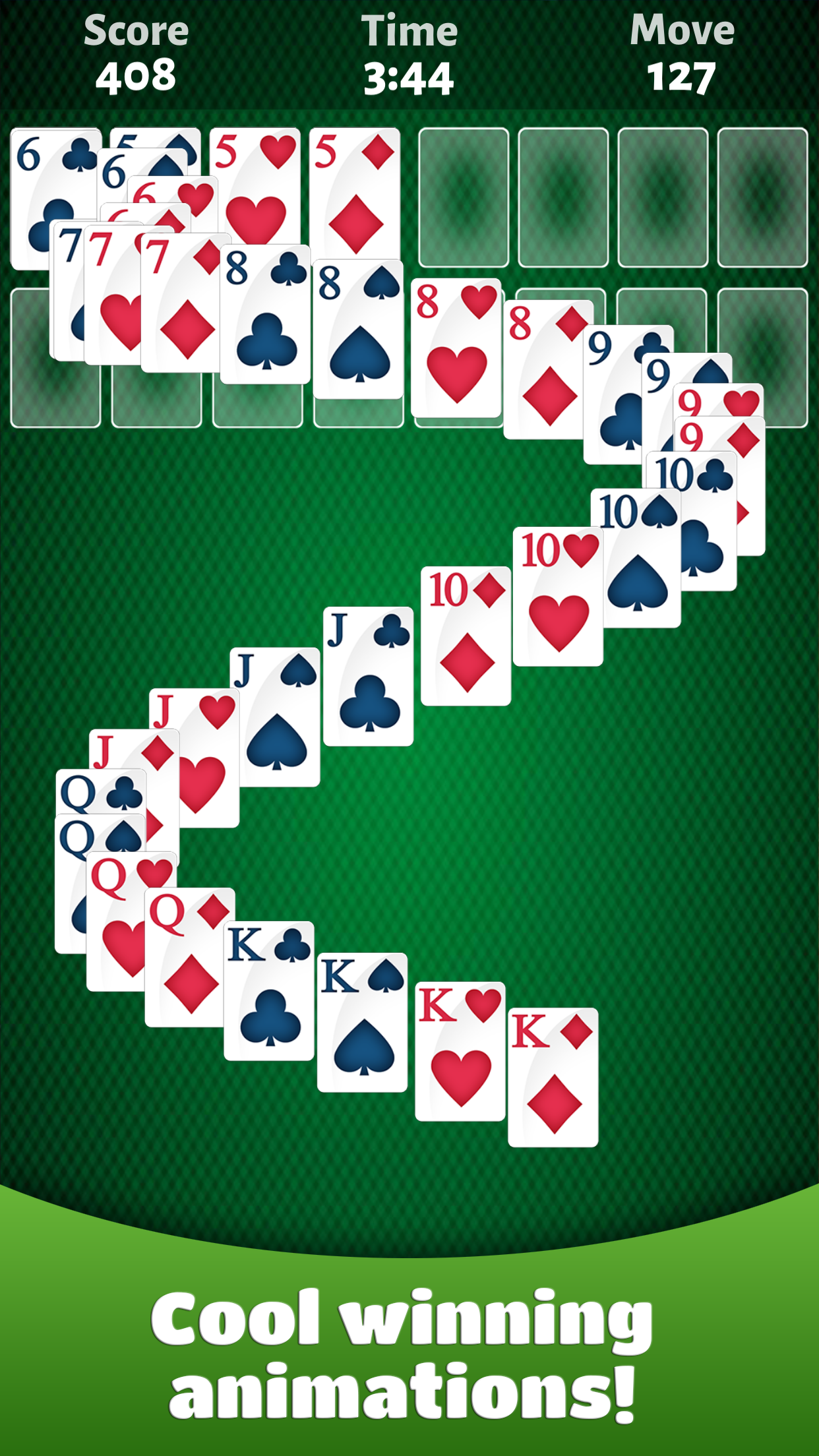 اسکرین شات 4 بازی FreeCell Solitaire
