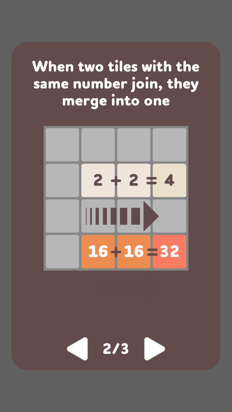 اسکرین شات 3 بازی 2k48 - 4 puzzle modes