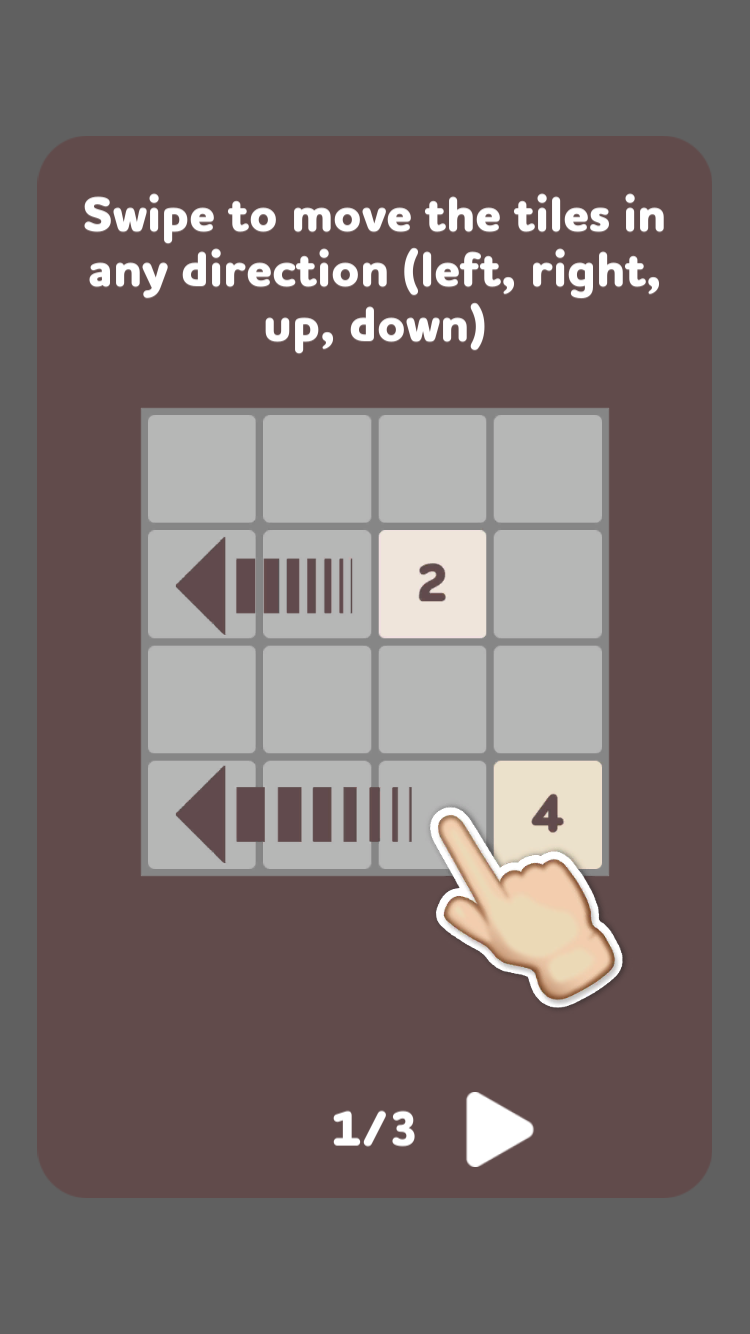 اسکرین شات 2 بازی 2k48 - 4 puzzle modes