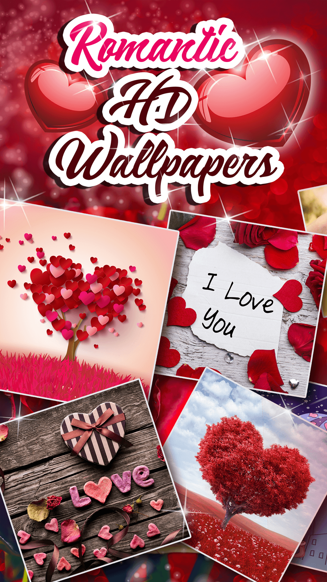 اسکرین شات 1 برنامه Love Live Wallpaper Romantic