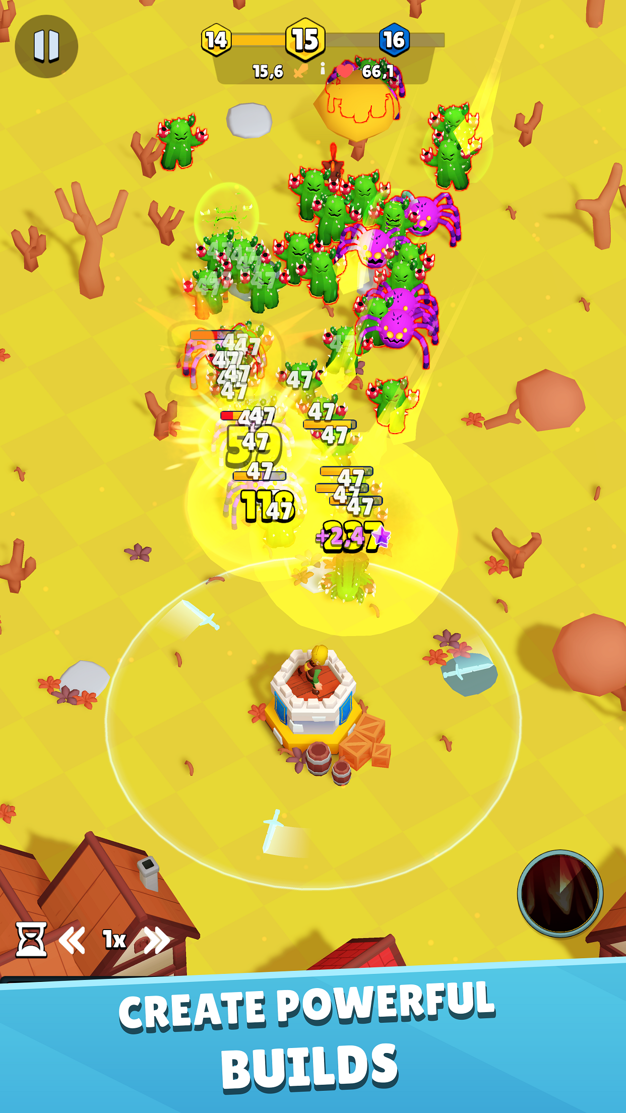 اسکرین شات 4 بازی Idle Archer Tower Defense RPG