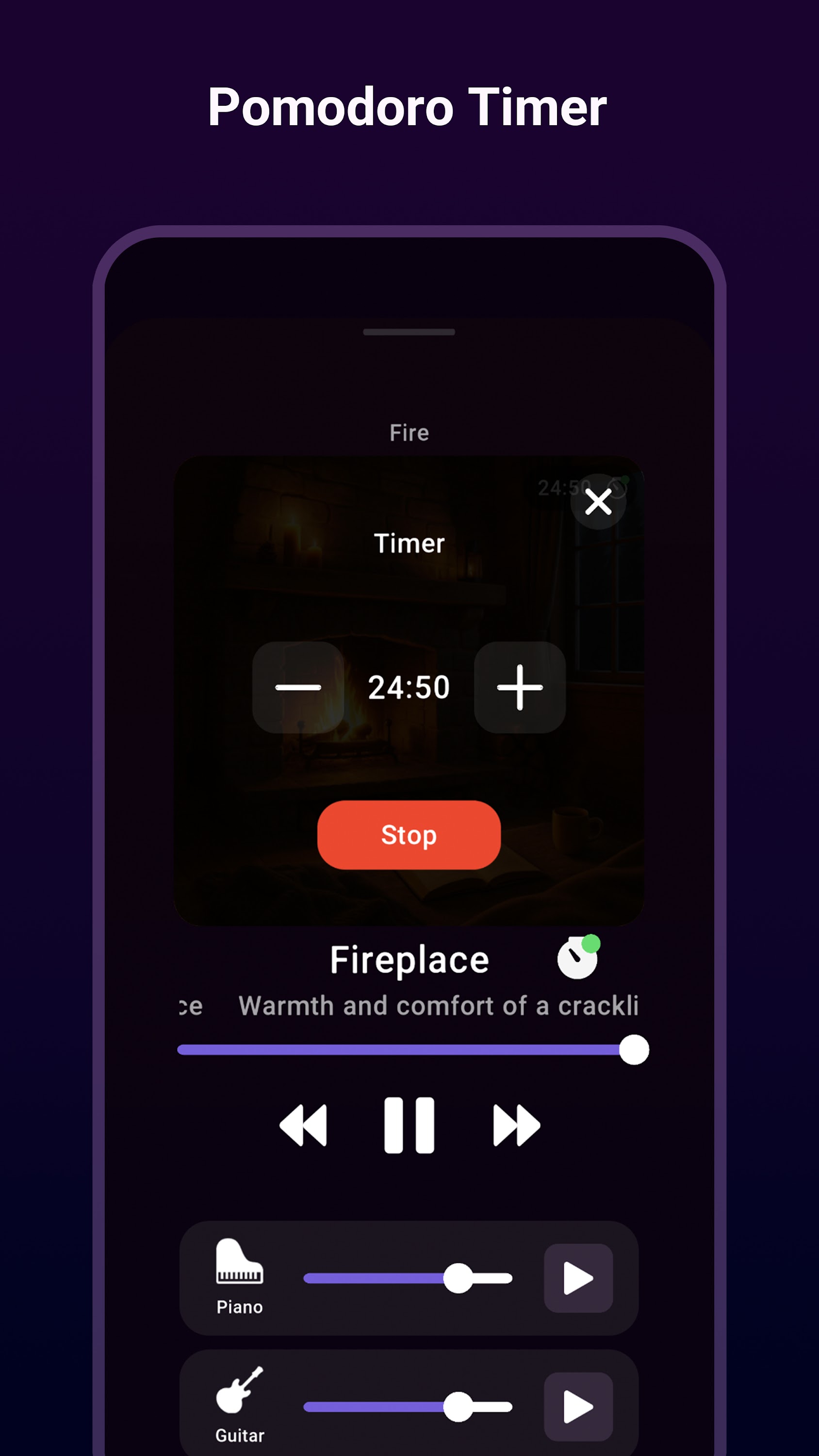اسکرین شات 5 برنامه Study Ambience: music & sounds