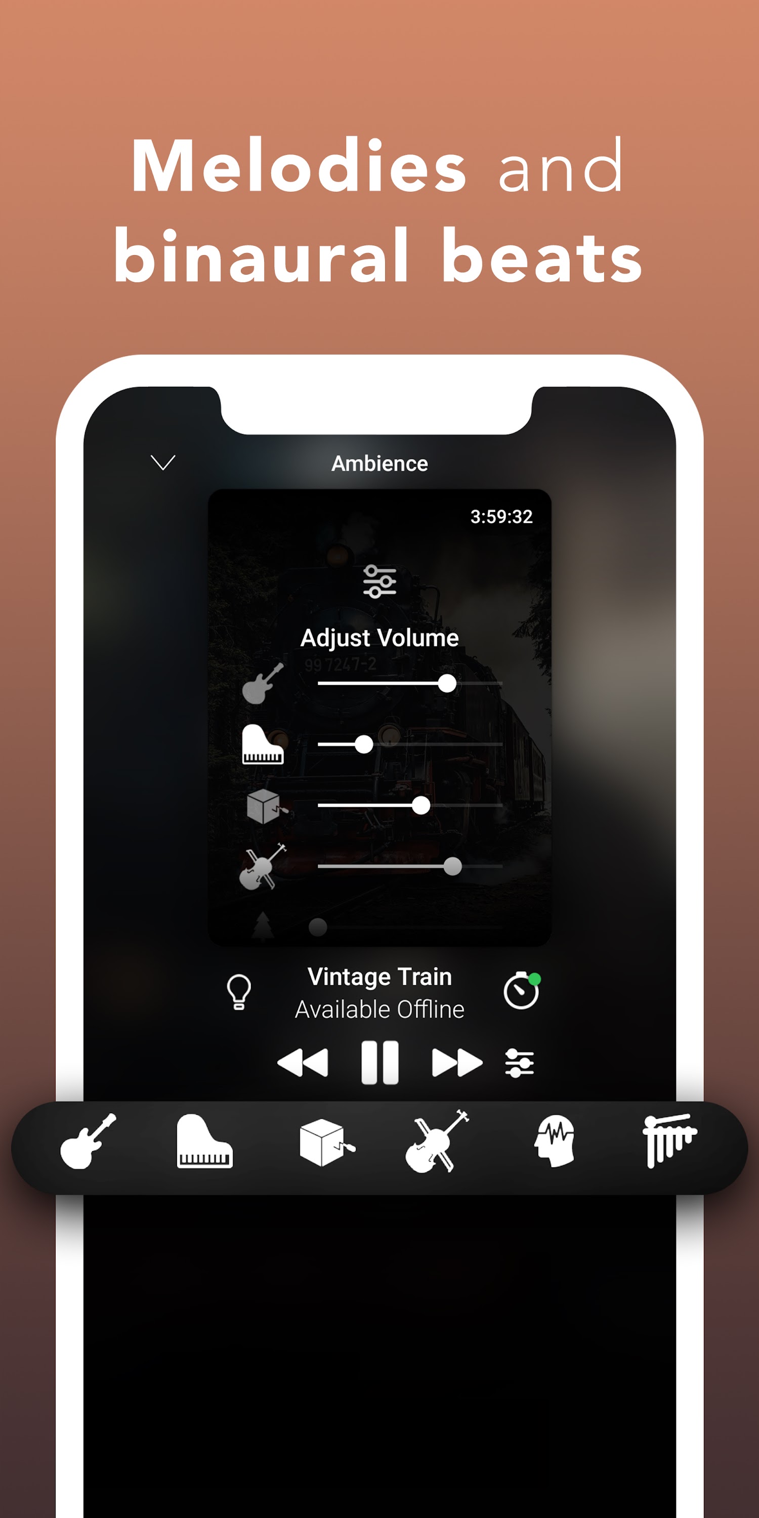 اسکرین شات 5 برنامه Study Ambience: music & sounds