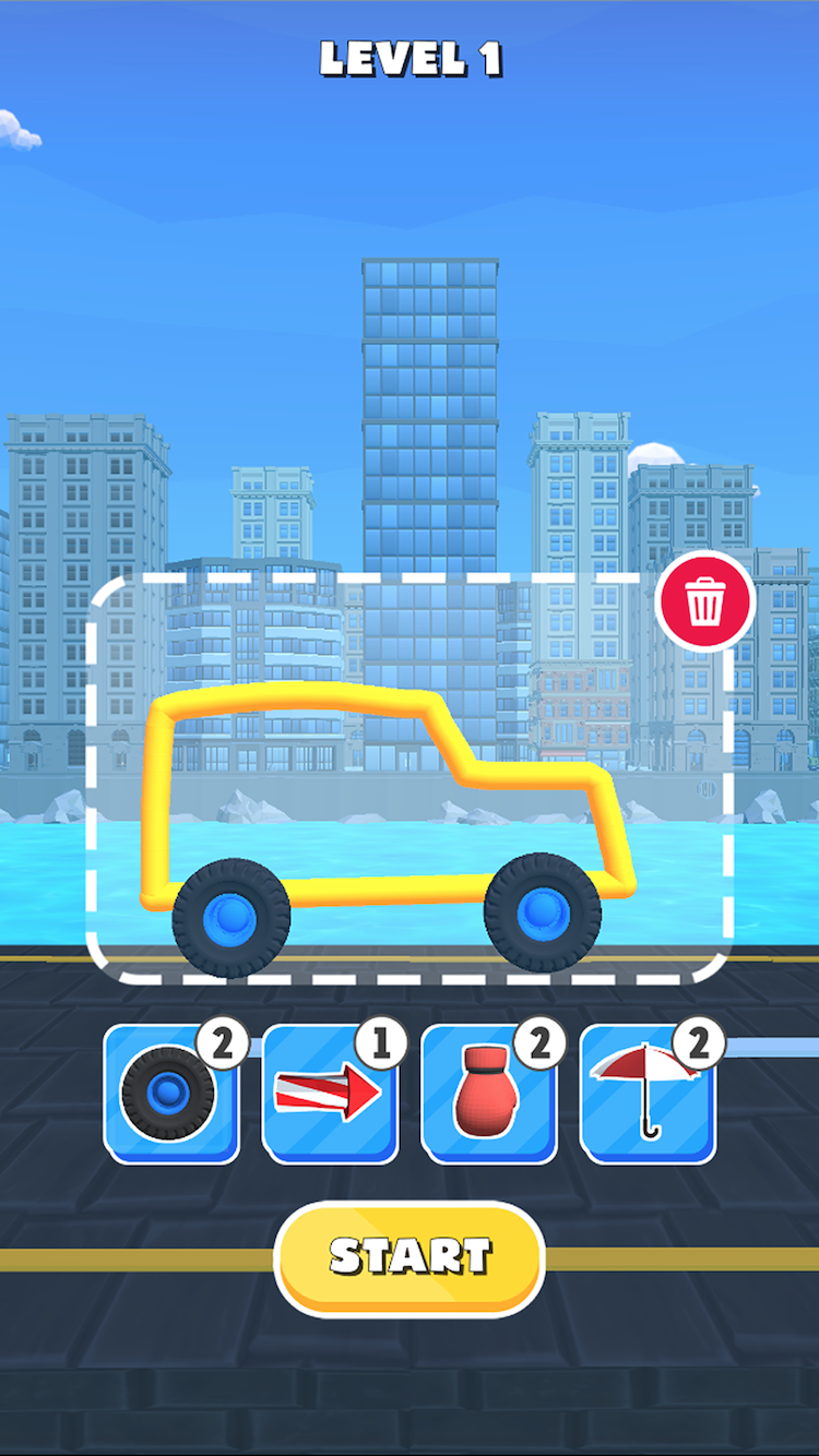 اسکرین شات 1 بازی Draw & Ride!