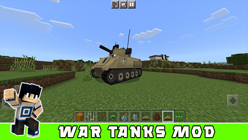 اسکرین شات 3 برنامه War Tank Mod for Minecraft