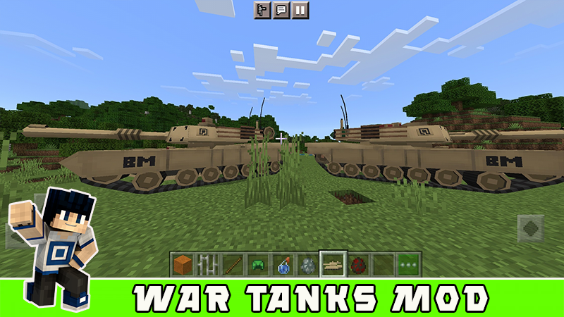 اسکرین شات 4 برنامه War Tank Mod for Minecraft