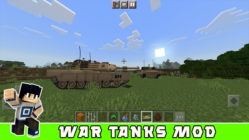 اسکرین شات 1 برنامه War Tank Mod for Minecraft
