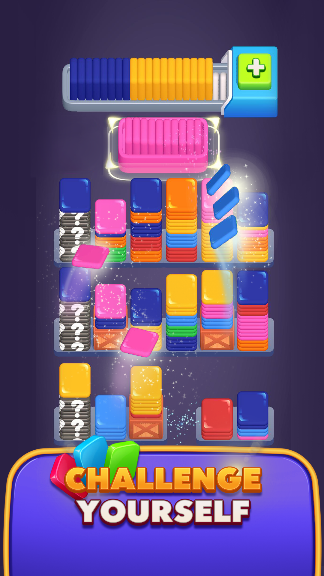 اسکرین شات 2 بازی Sort Dash: Color Match!