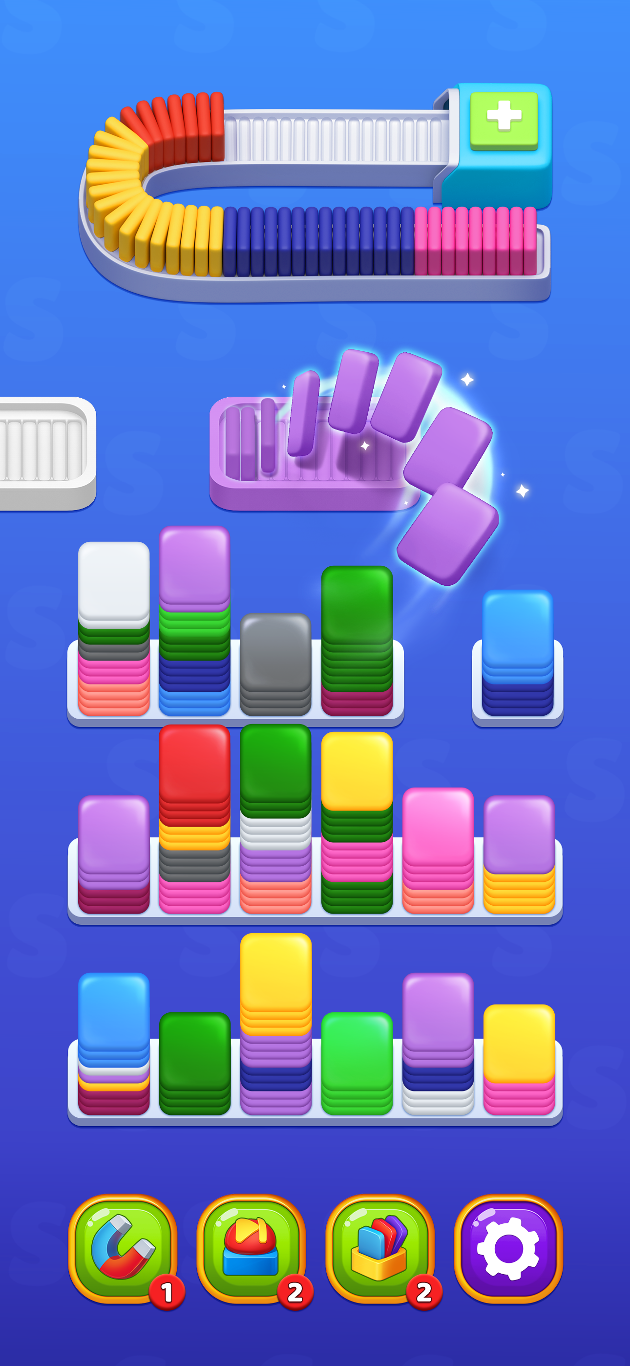 اسکرین شات 3 بازی Sort Dash: Color Match!