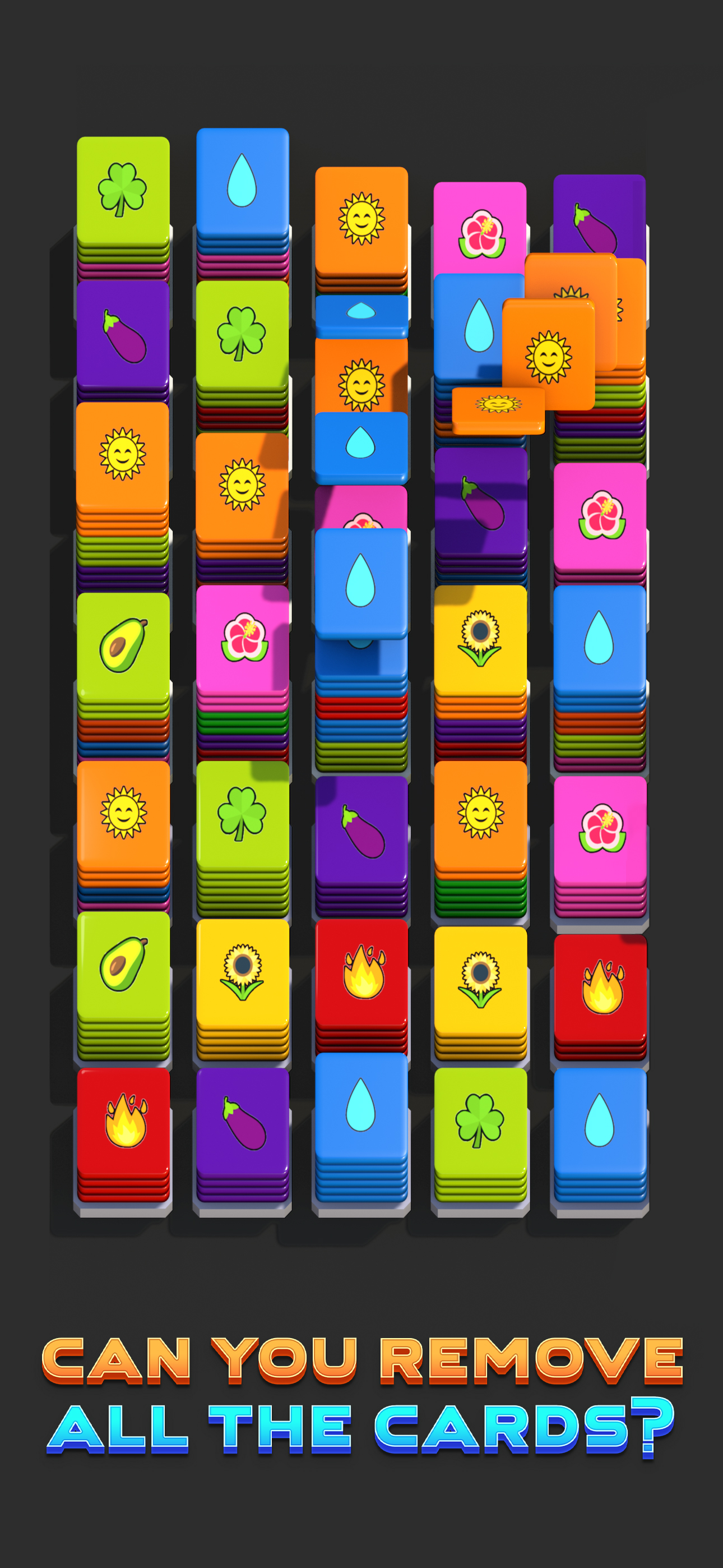 اسکرین شات 1 بازی Card Shuffle Sort