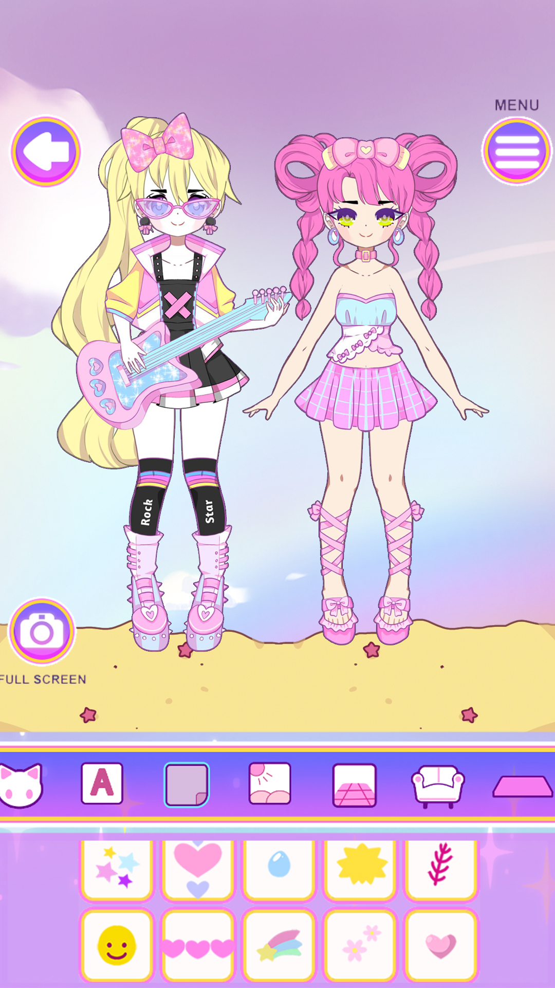 اسکرین شات 6 بازی Moon Story dress up girl game